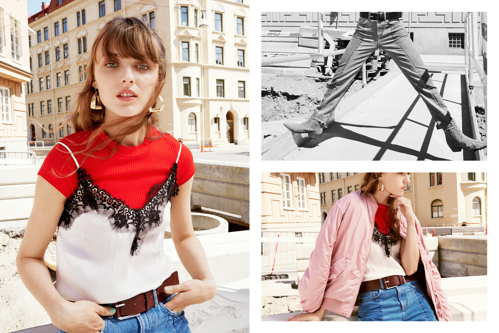 How to layer the slip dress H&M BE