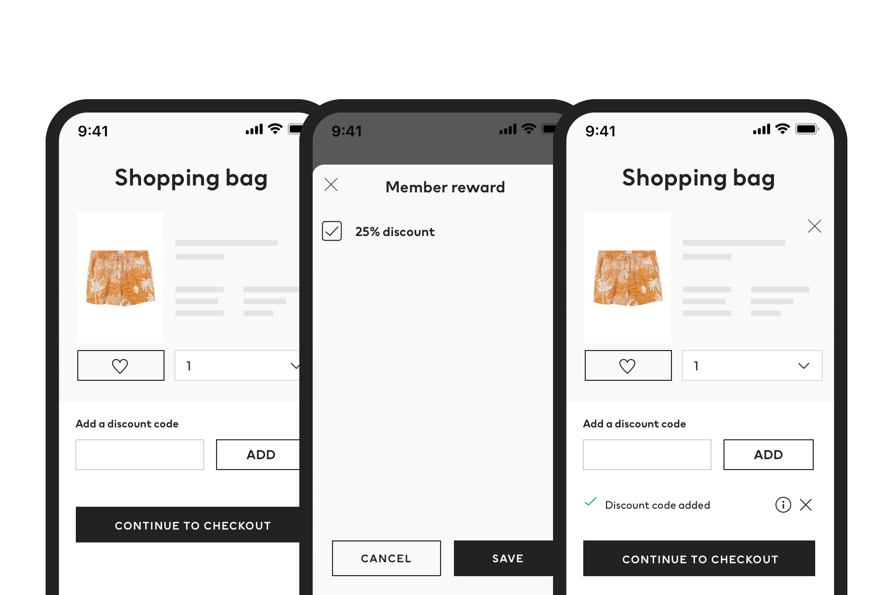 h&m text message discount