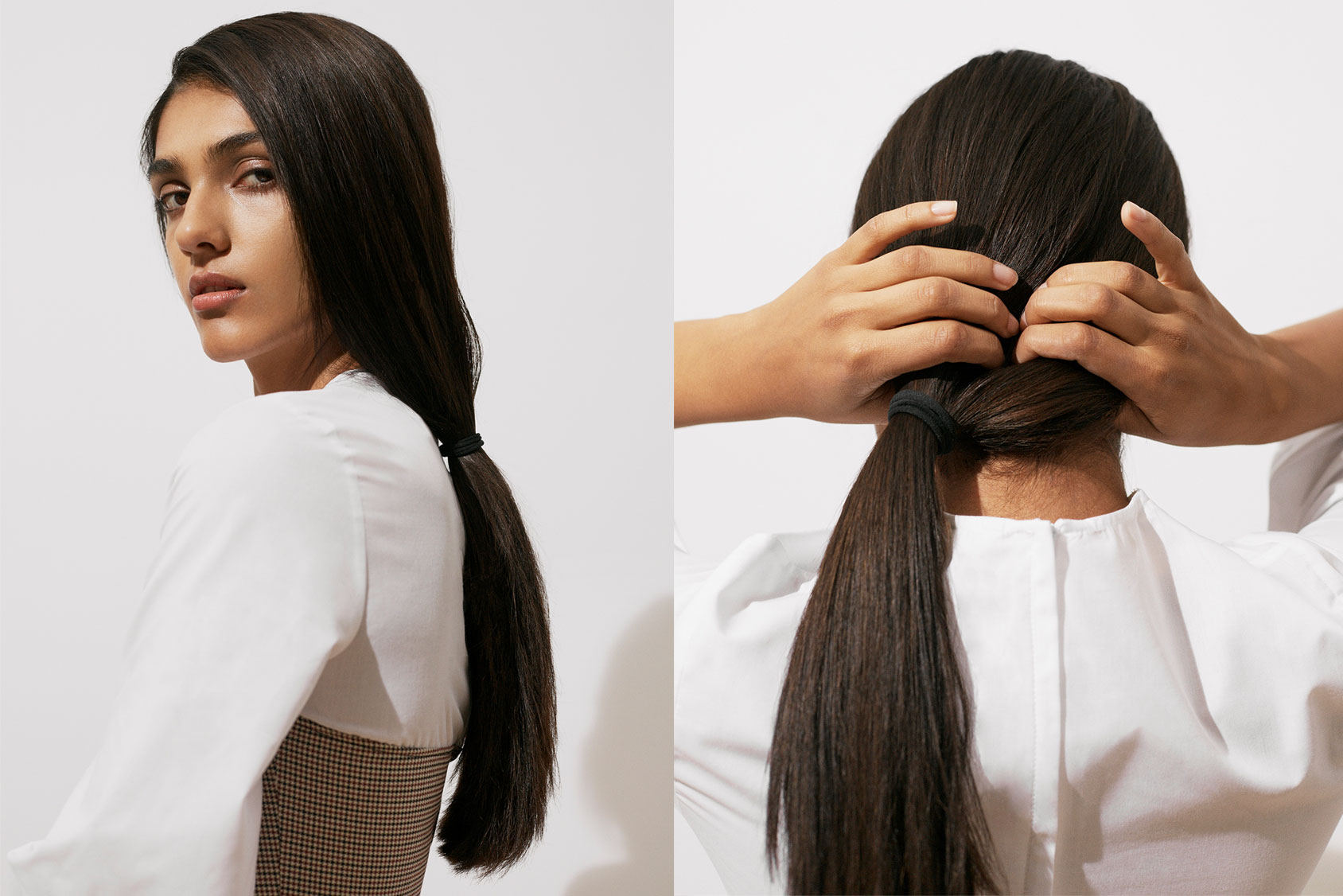A Chic Faux Braid For Lazy Girls H M De