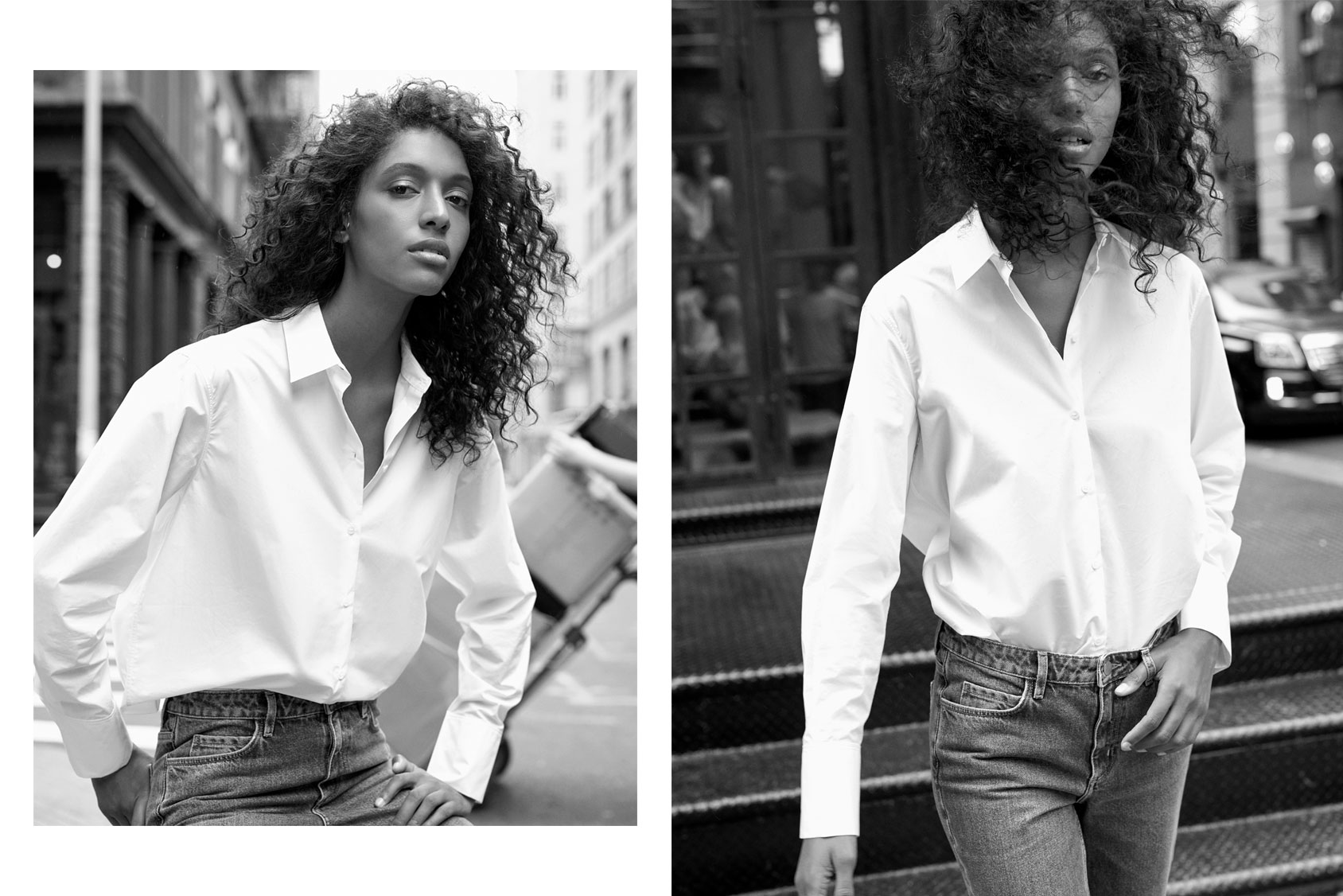 hm camisa blanca
