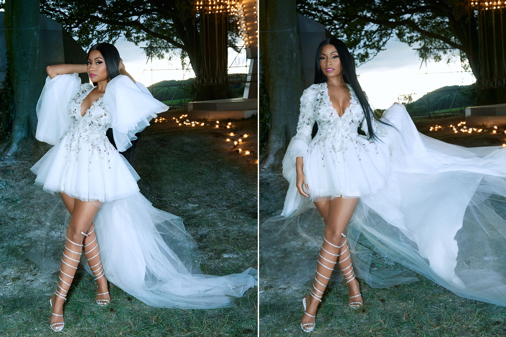 nicki minaj h&m denim jacket