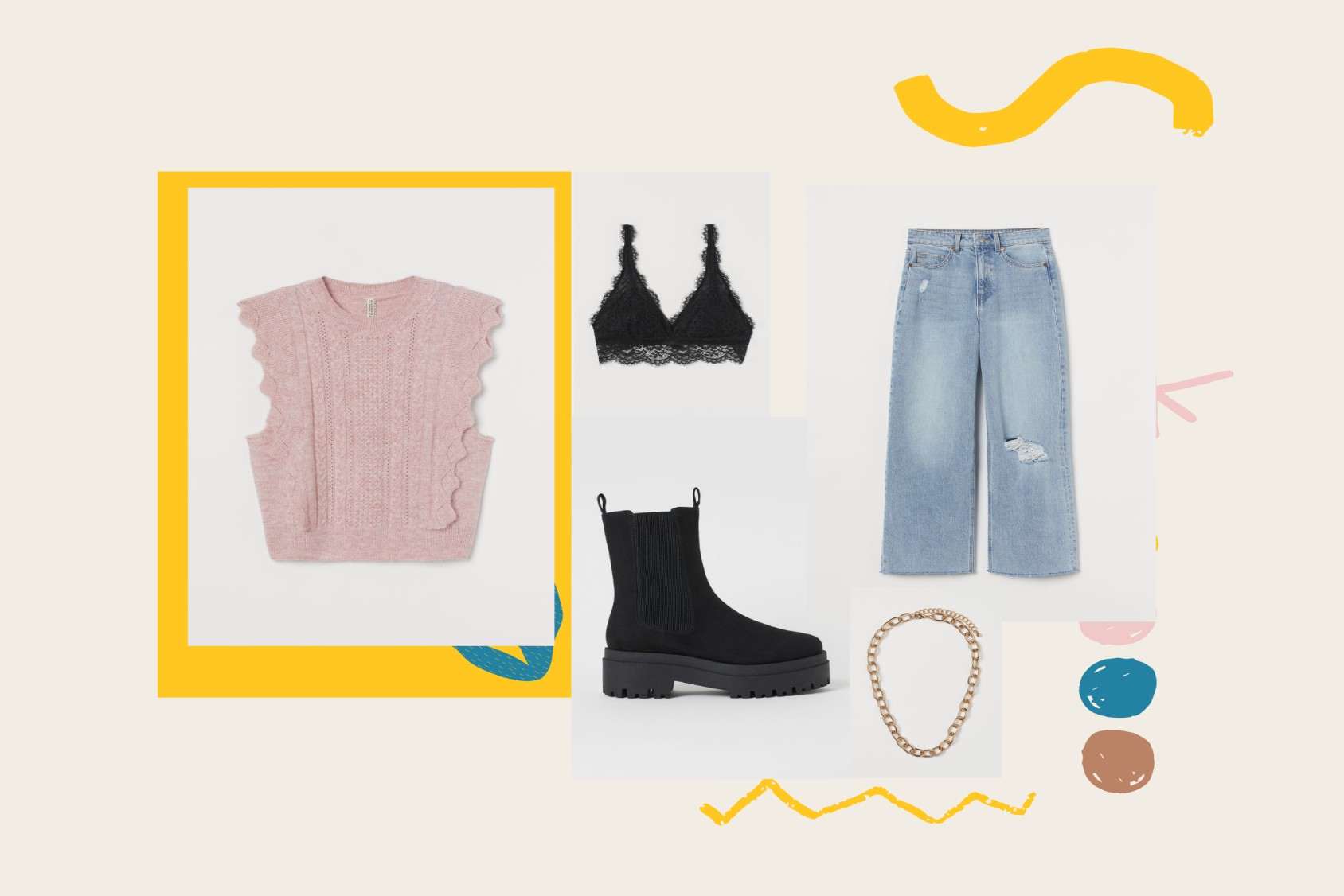 How to Wear a Sweater Vest H&M CA